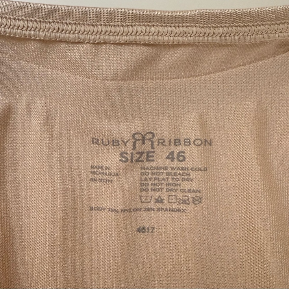 Ruby Ribbon Nursing Cami Tan Tank Top Size 46 - Picture 12 of 13